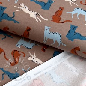 Sweat SOFT Leopard taupe ORGANIC