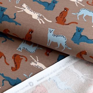 Sweat SOFT Leopard taupe ORGANIC