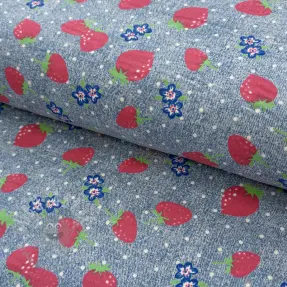 JEANS Strawberry light blue