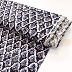 Viscose LUREX Bohemian navy