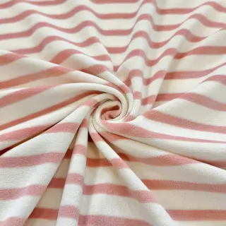 Nicky YARN DYED Stripe rose