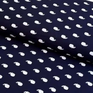 Cotton fabric Marine navy