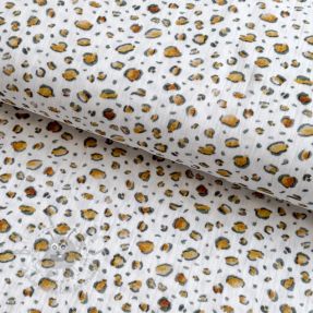 Double gauze/muslin Skin white digital print