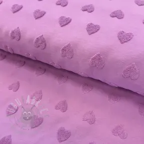 Terry Hearts lilac