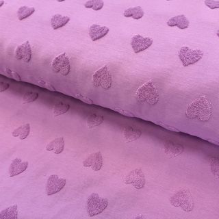 Terry Hearts lilac