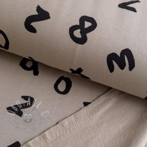 Sweat JOGGING Numbers taupe