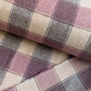 YARN DYED BRUSHED Check blush