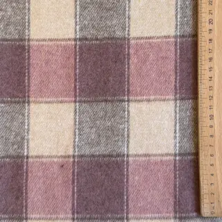 YARN DYED BRUSHED Check blush