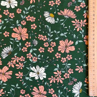 Jersey Flowers dark green