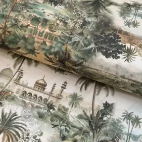 Decoration fabric Tropical forest sage digital print