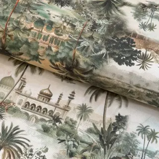Decoration fabric Tropical forest sage digital print