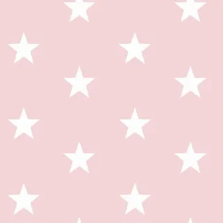 Cotton fabric Stars light rose
