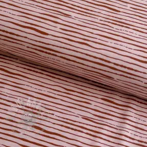 JJersey Stripes light salmon ORGANIC