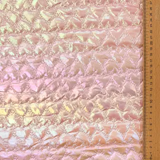 Stepped fabric Fancy hearts light pink