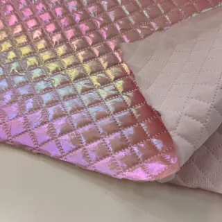 Stepped fabric Fancy diamonds light pink