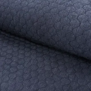 Stepped fabric JEANS marine