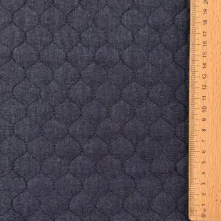 Stepped fabric JEANS marine