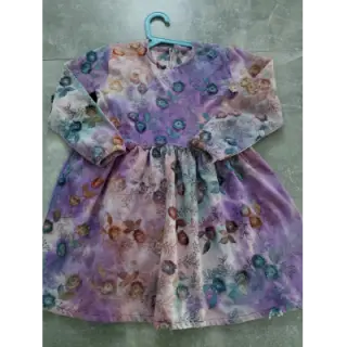 Fine corduroy TIE DYE 21W Catchy design D