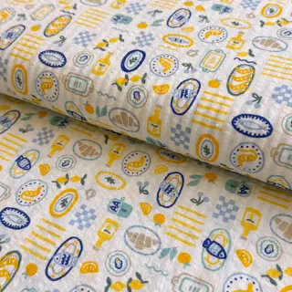Cotton fabric Bubble Stripe design C digital print