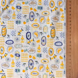 Cotton fabric Bubble Stripe design C digital print