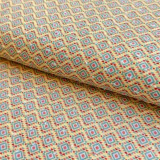 Cotton fabric DOBBY Aztec digital print