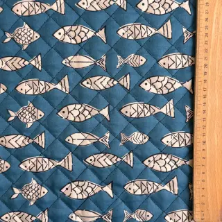 Cotton fabric QUILT DOUBLE SIDED Square design B