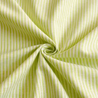 Linen cotton Stripe lime