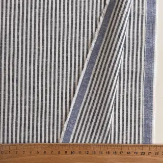 Linen cotton Stripe navy