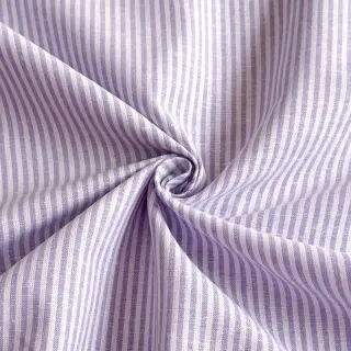 Linen cotton Stripe purple