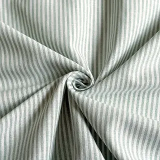 Linen cotton Stripe pastel green