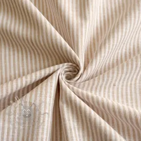 Linen cotton Stripe naturals