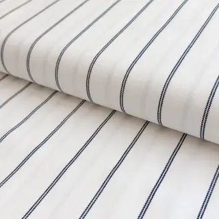 Linen viscose Pin navy