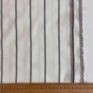 Linen viscose Pin navy