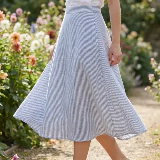 Linen cotton Stripe jeans