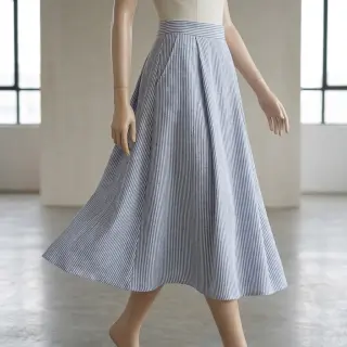 Linen cotton Stripe jeans
