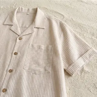 Linen cotton Stripe naturals