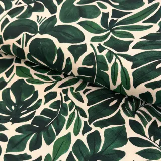 Decoration fabric Big leaves green digital print