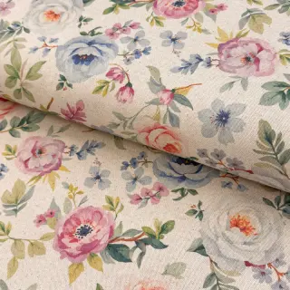 Decoration fabric Linenlook Romance digital print