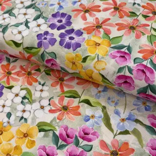 Decoration fabric Floralia multi digital print