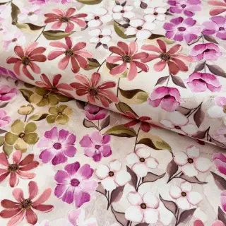 Decoration fabric Floralia pink digital print