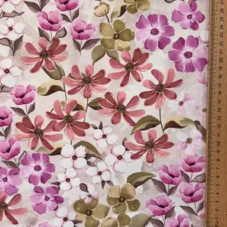 Decoration fabric Floralia pink digital print