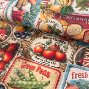 Decoration fabric Vegetables digital print