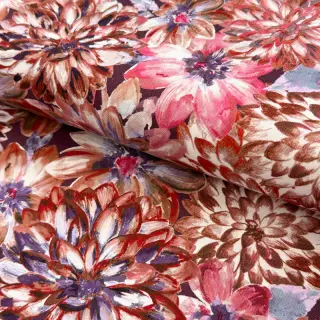 Decoration fabric Peony orange digital print