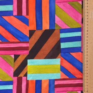 Decoration fabric Stripes multi digital print