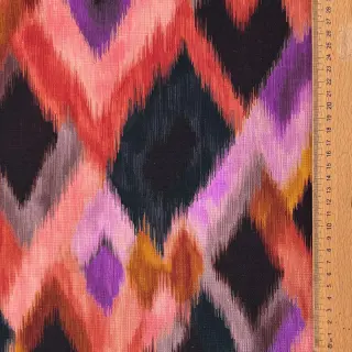 Decoration fabric SLUB Abstract multi digital print