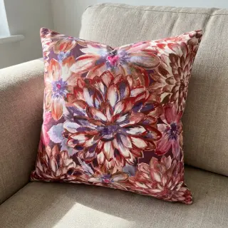 Decoration fabric Peony orange digital print