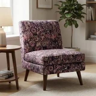 Decoration fabric Abstract burgundy digital print