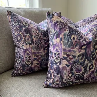 Decoration fabric Abstract purple digital print