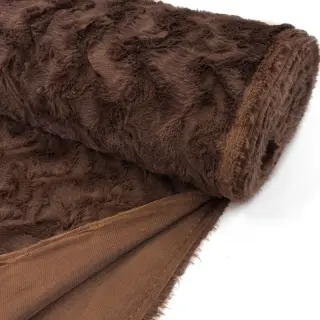 Faux fur brown