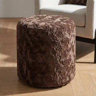 Faux fur brown